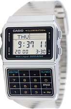 CASIO DBC-611-1D Herren Armband Digital Datenbank Uhr Taschenrechner Kalkulator