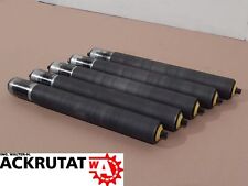5 gummierte Interroll Tragrollen L430 Förderband Rolle Normrolle Gummi Mantel