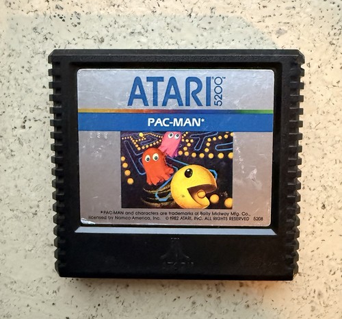 Atari 5200 spiel pac man - spiel, pac-man