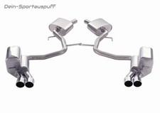 Eisenmann Komplettanlage ab Kat Mercedes SL R230 je 2x76mm scharf schräg