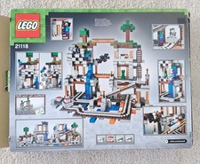 Lego Minecraft 21118 komplett, mit Karton, Anleitung PLUS Lego Figur Mumie