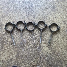 5x GRÖMO Kupfer Fallrohrschelle CU ø80 mit Schlagstift 150 mm 