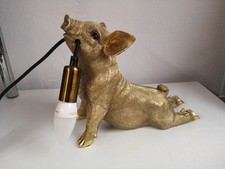 TISCH LAMPE Schwein Ferkel
