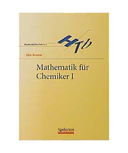 Mathematik für chemiker - chemiker, i