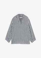 Neu Crinkle-Bluse mit langen