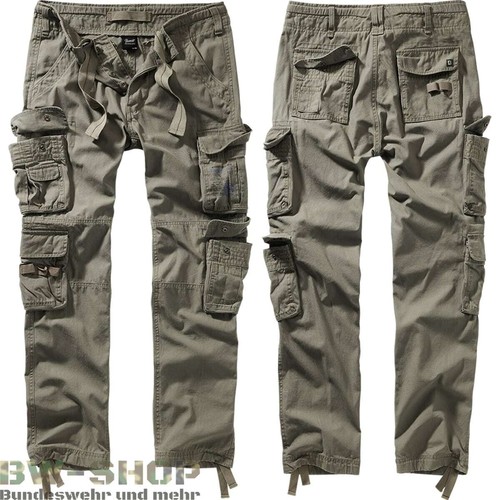 Brandit hose pure vintage - vintage, slim