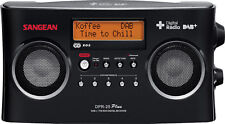 Sangean DPR-25 tragbares DAB+ Digitalradio (UKW-Tuner, AUX-In, Stereo) schwarz
