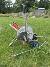 Gardena Schlauchrolle AQUA L , Metall voll funktionsfähig kaum benutzt.