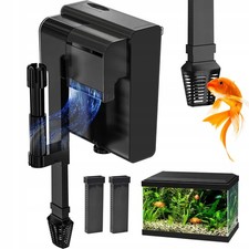Aquarium Außenfilter mit UV 4-in-1 Einstellbarer Hang on Filter Wasserfallfilter