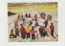 AK    Künstlerkarte  DDR  Walter Haubold   Frohe Jugend im Winter