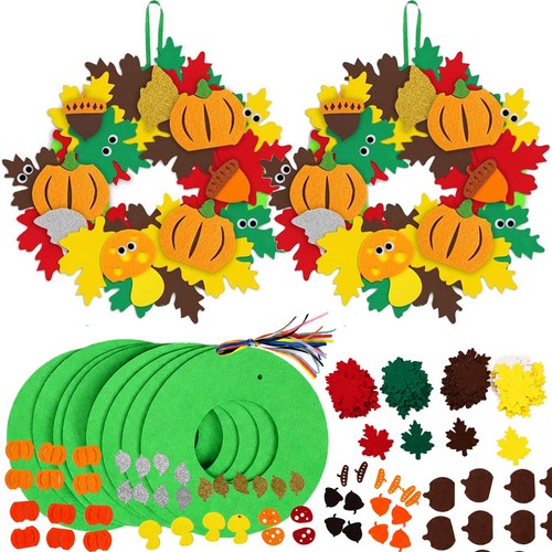 Herbst bastelset filzkränze - herbst,