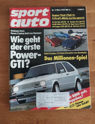 Sport auto 1984 golf gti - auto,