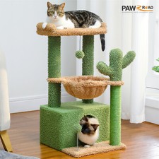 PAWZ Road Kratzbaum Katzenkratzbaum Katzenbaum Sisal Kletterbaum für Katzen 80cm