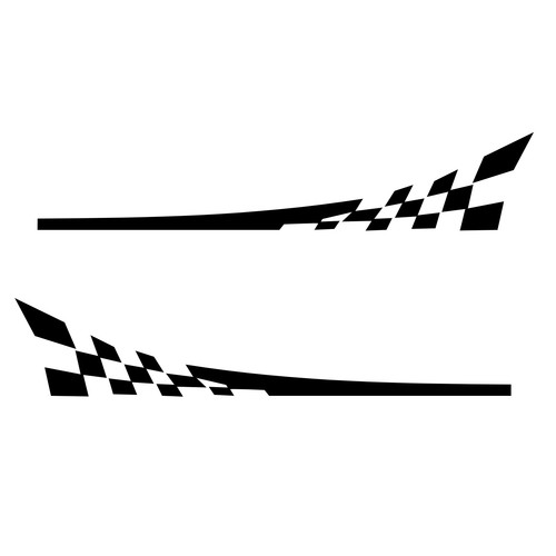Karierte flagge vinyl - 2,