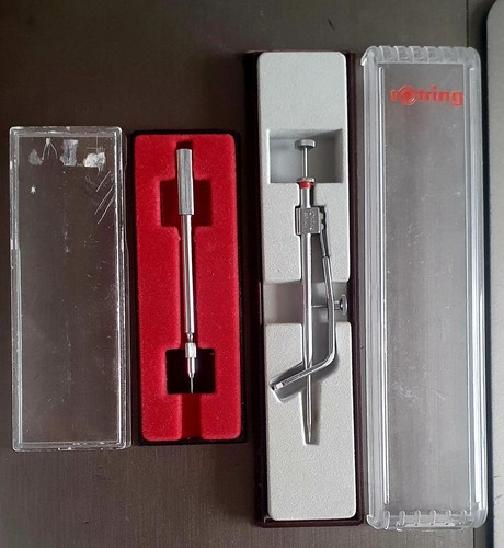 Rotring nullenzirkel und nadel - nullenzirkel,