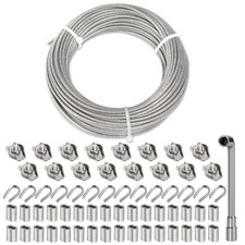 Drahtseil Edelstahl 3mm Set