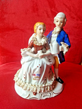Antike Porzellan Gruppen Figur