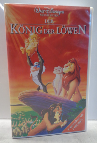 Vhs walt disneys - walt, könig