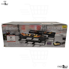 Rommelsbacher Raclette Set RC 1600 Edelstahl Antihaft Grillplatte