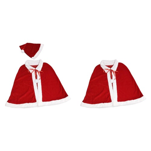 Red velvet cape - dress, up