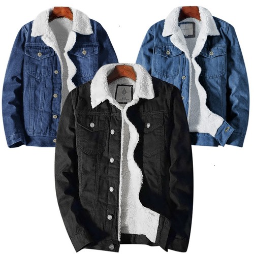 Winter herren denim jacket - denim,