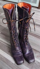 Eject Stiefel Gr.41 Lila mit Absatz 