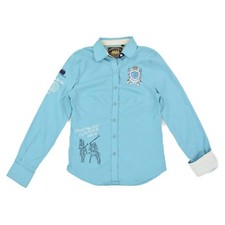 VAN SANTEN & VAN SANTEN Damen Bluse L 40 Strech Langarm Women shirt Oberteil TOP