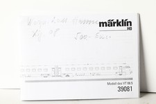 Märklin anleitung für - märklin, h0