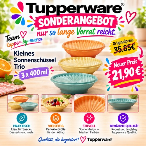 Tupperware sonnen trio - sonnen,