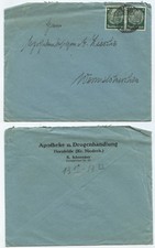 11509 - Umschlag - Herzfelde 24.9.1933 - Apotheke und Drogenhandlung