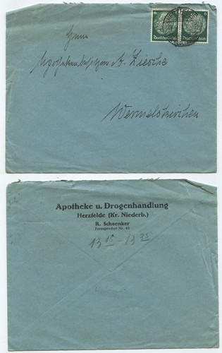 11509 umschlag herzfelde - umschlag,