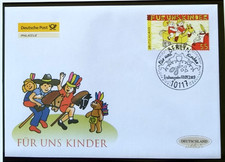 BRD 2009 FDC, Cowboy Timmi und Freundin Tina,  Vollstempel- Sonderstempel