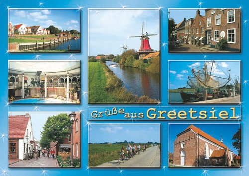 Greetsiel postkarten kirche - postkarten,