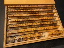 Fortschritt Stempelsatz Buchstaben Handstempel Drucken Stempelset Stempelkasten!