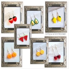 OHRRINGE HÄNGER OBST ORANGE