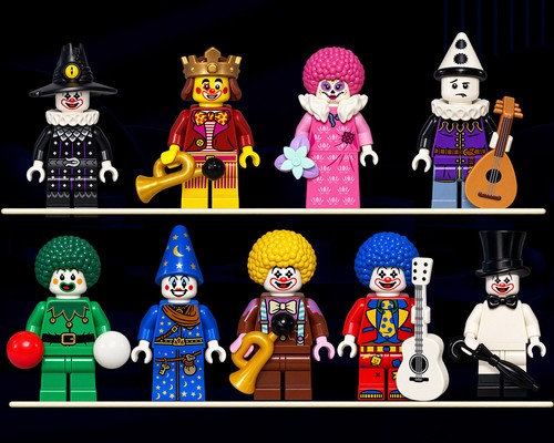 Lego figuren clown party - clown,