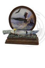 Kunstharz Deko Messer Adler Jagd Indianer