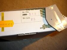 Wago Endplatte Trennwand Abschluss Zwischenplatte 280-312 Grau NEU, 24St.