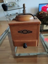 Knohoma Kaffeemühle aus Holz, antik vintage