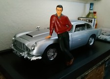 James Bond Sean Connery Figur 1/8 Di-Tech Aston Martin 007 built Eaglemoss