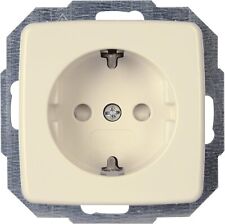 Kopp Rivo Schutzkontakt Steckdose mit Berührungsschutz Rahmen Stecker Unde