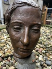 Bronze Büste Skulptur Kopf