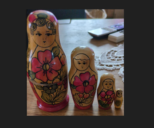 Russische matroschka aus - russische,