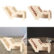 Hamster Versteck Tunnel Versteck Leiter Holz Kletterbrücke Spielzeug Zubehör