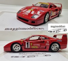 Ferrari F 40 Nr.1 Bj 1987-1992 Modellauto aus Sammlung Maßstab 1:18 Bburago Silb