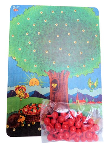 Lernspiel apfelbaum aus holz - aus,