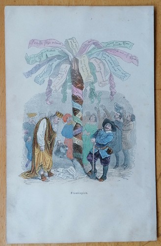 Grandville karikatur koloriert - karikatur,