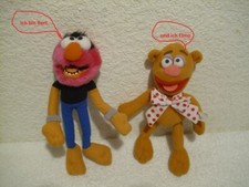 Muppets Puppen - Set "Bert und Elmo" McDonalds  2002, Stofftiere ungespielt