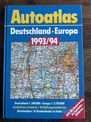 Autoatlas deutschland europa - autoatlas,