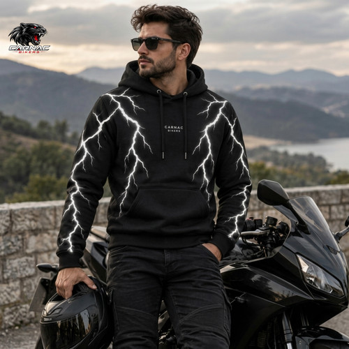 Armored motorcycle hoodie - motorcycle,